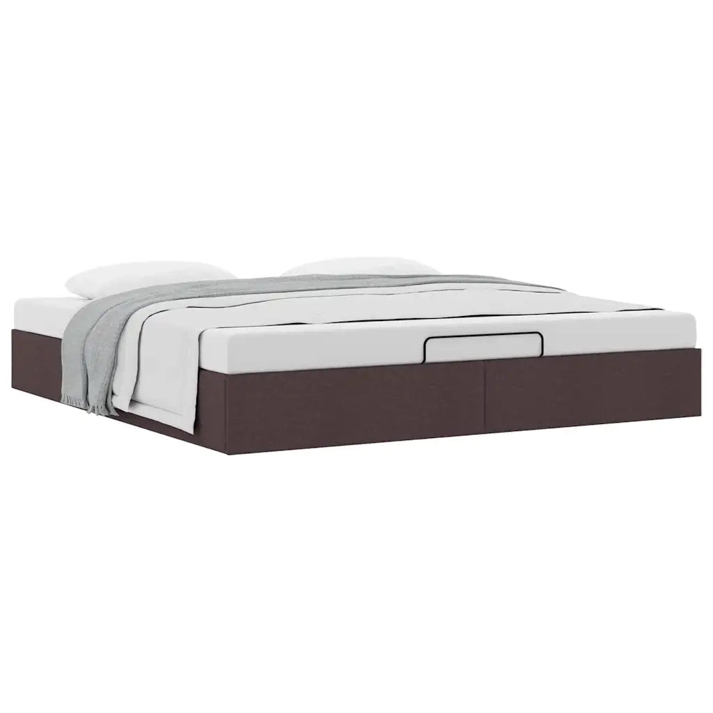Struttura Letto Pouf senza Materasso 160x200 cm in Tessuto 3310892
