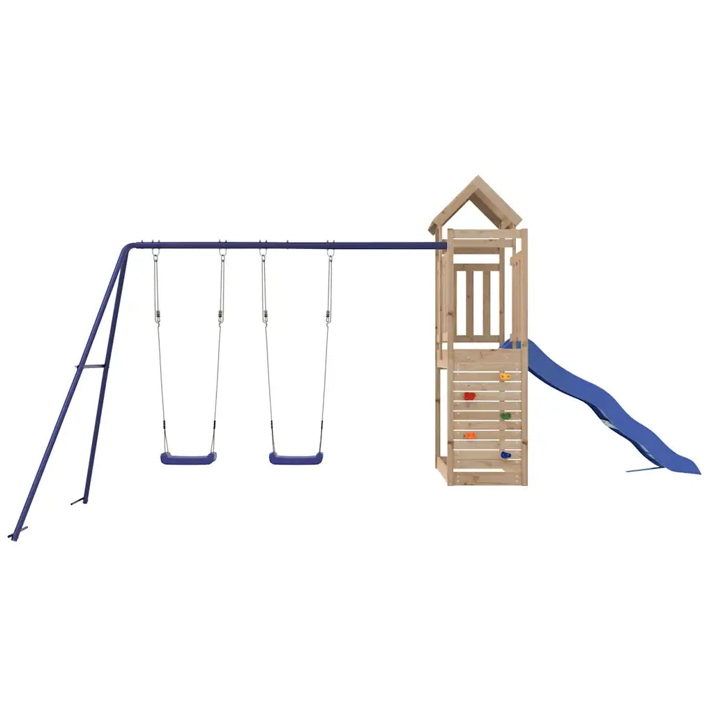 Set da Gioco da Esterno in Legno Massello di Pino 3155906