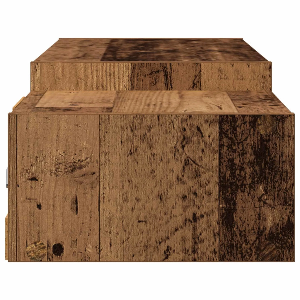 Mobile TV da Parete A parete Legno antico 140 x 28 x 21 cm