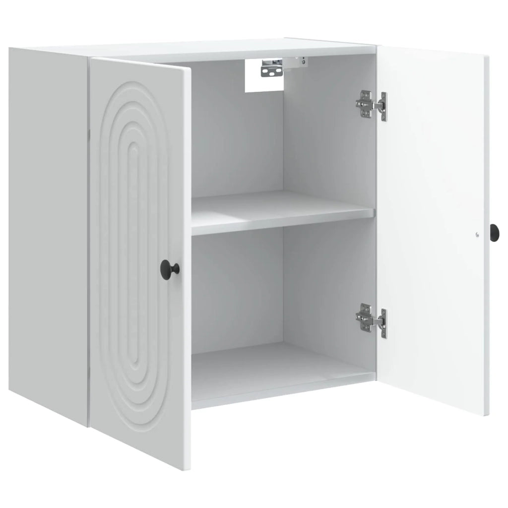 Mobiletto a muro Bianco 59 x 31 x 60 cm Legno ingegnerizzato 898065