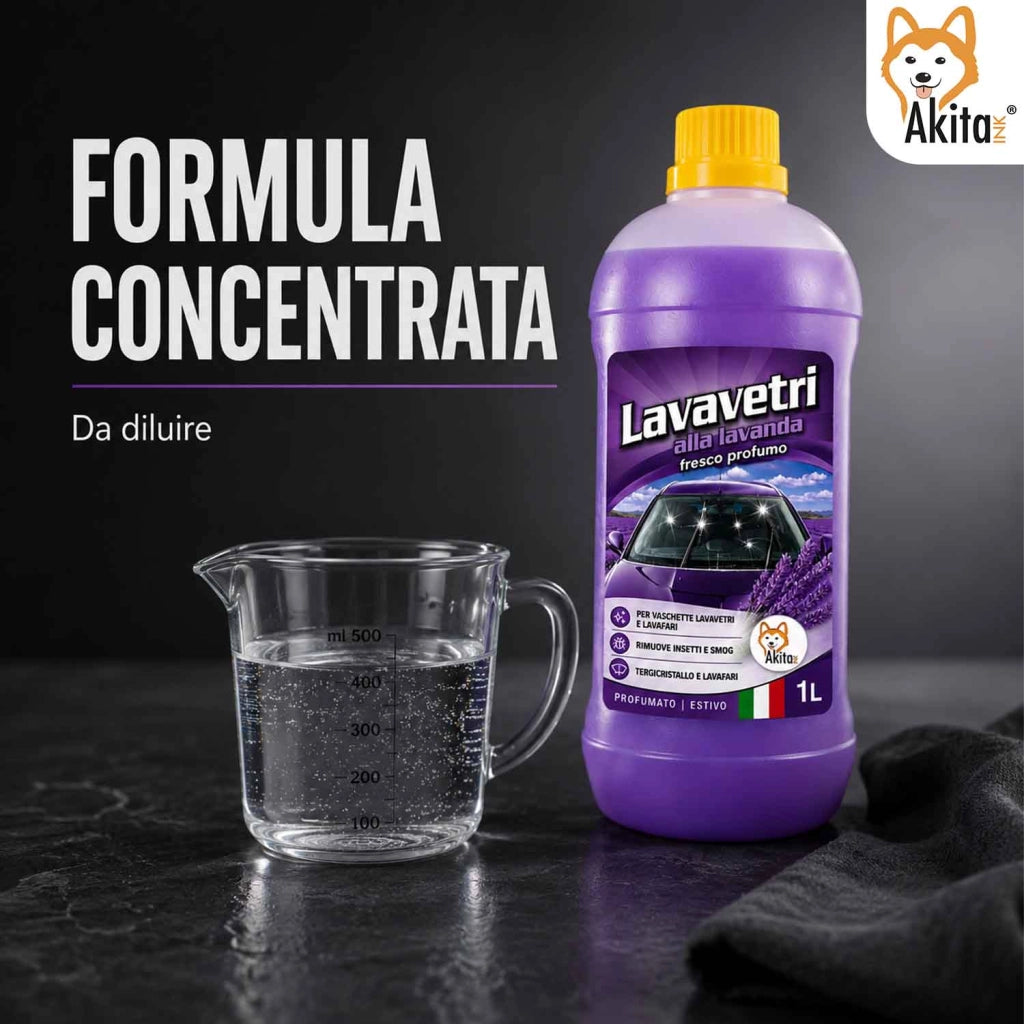 Akitaink Liquido Lavavetri Auto Concentrato 1 L Lavanda Estivo