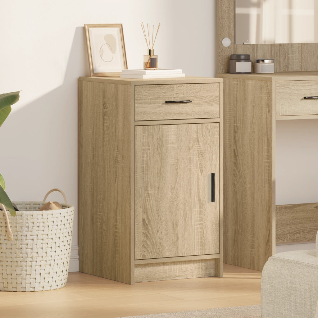 Mobile Sideboard Rovere Sonoma 40x41x75 cm in Legno Ingegnerizzato