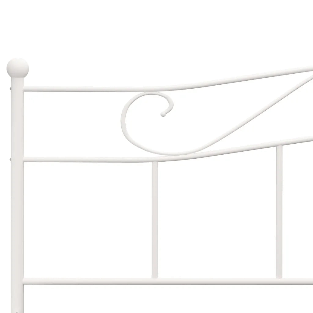 vidaXL Giroletto Bianco in Metallo 200x200 cm