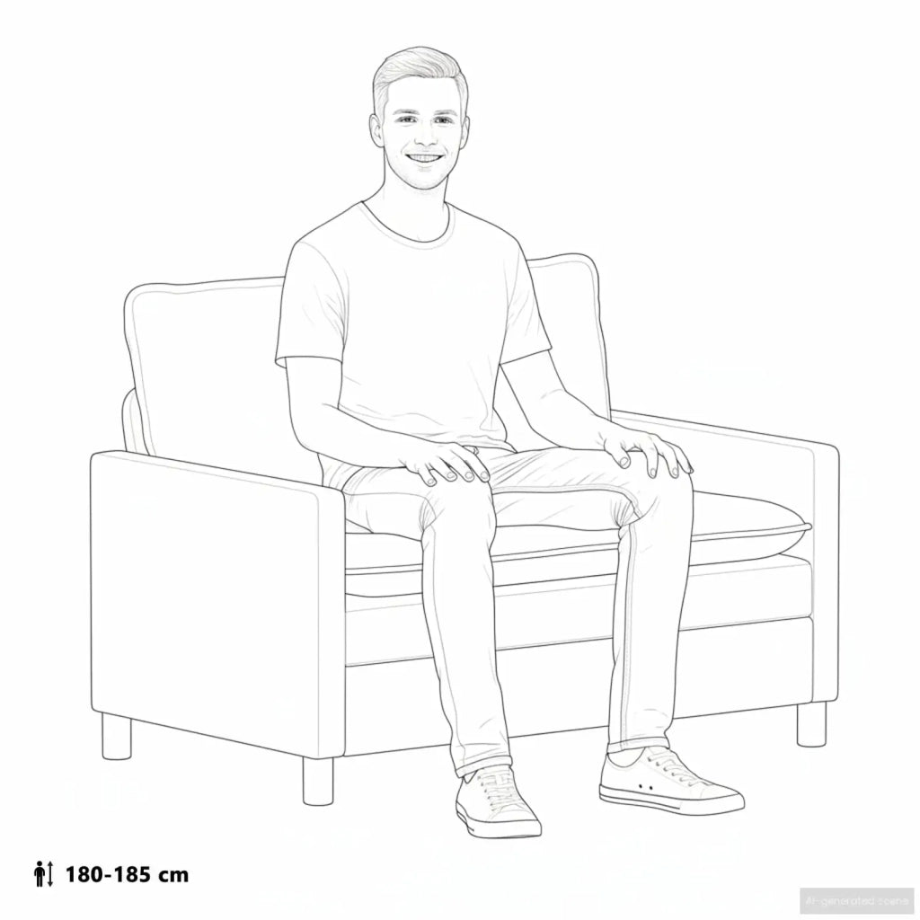 Set di divani 2 pz Grigio chiaro Tessuto 3417119