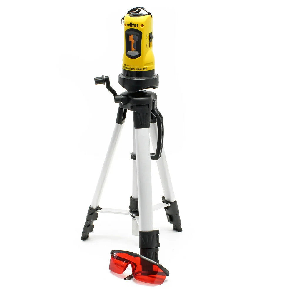 Livella laser a treppiede con linea incrociata laser rotante per cantiere 16_0002651