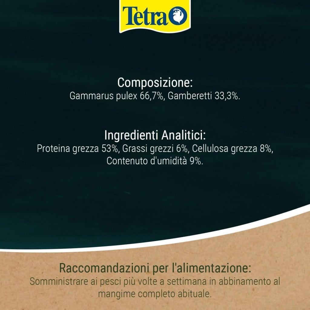 Tetra Pond Shrimp Mix 1L - Snack naturale di gamberetti per pesci da laghetto