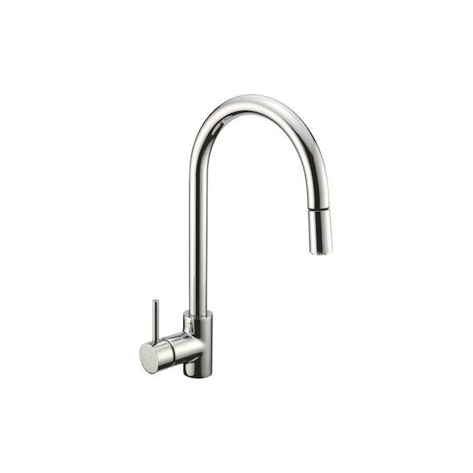 Crolla Fred ES 7790 CR Miscelatore Cucina con Doccetta estraibile Rubinetto Mono Splitcomando finitura Cromo
