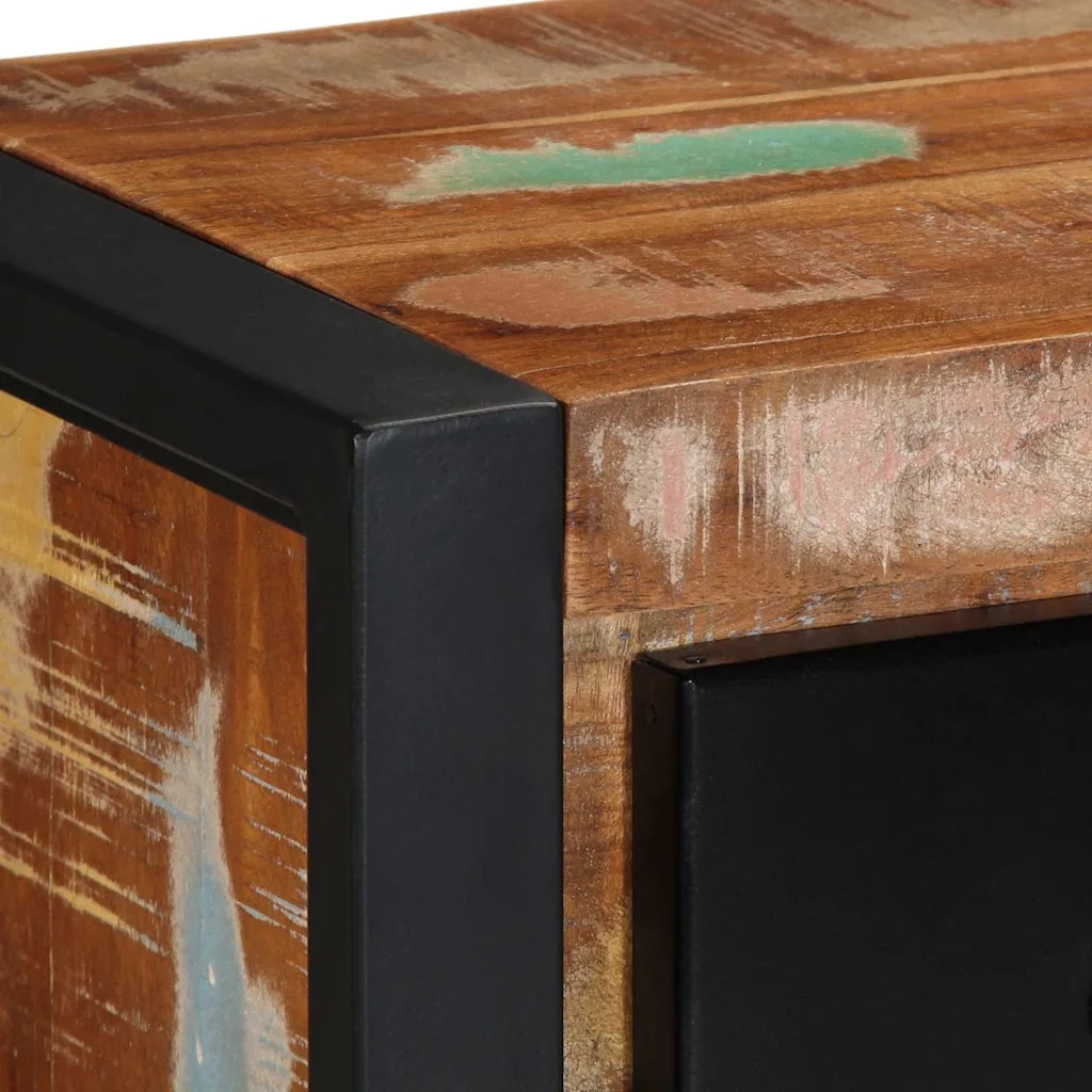 Mobile Porta TV 100x30x25 cm in Legno Massello di Recupero