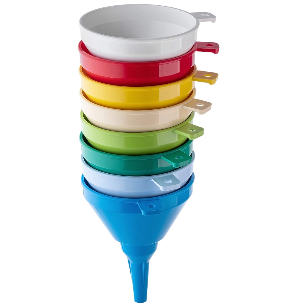 Imbuto da cucina KADAX per bottiglie di damigiane, liquori da vino, con colino e filtro, diametro 120 mm