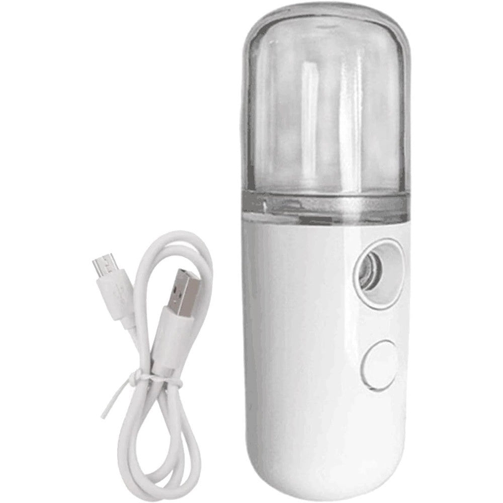 Trade Shop - Nano Spray Idratante Umidificatore Facciale Vaporizzatore Viso Tasca Viaggio Cordless -