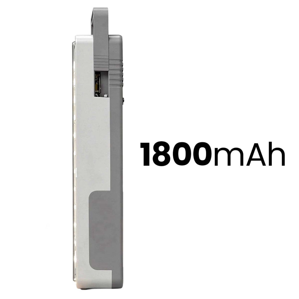 Lampada di emergenza 30 LED ad alta luminosità 1800mAh ricaricabile Bianco Avizar