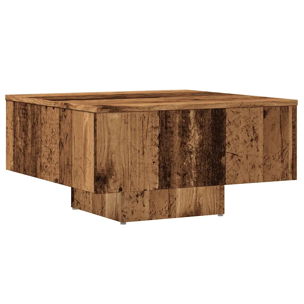 Tavolino salotto | Tavolino da caff¨¨ | Tavolino da Soggiorno Legno Antico 60x60x31,5 cm Legno Multistrato