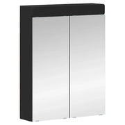 Mobiletto per specchio da Bagno | Armadio da bagno TULUM Nero 60 x 16,5 x 78 cm