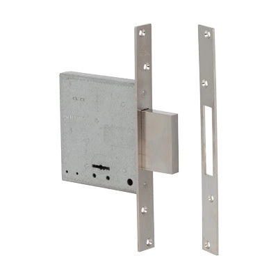 SERRATURA METALLO INFILARE 57010 CISA  B.Q ZINC F.MM 25 DM M4 H.MM 114 E.MM 70