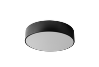 Lampada Plafoniere 40cm Rotonda Nero Da Soffitto APP642-3C