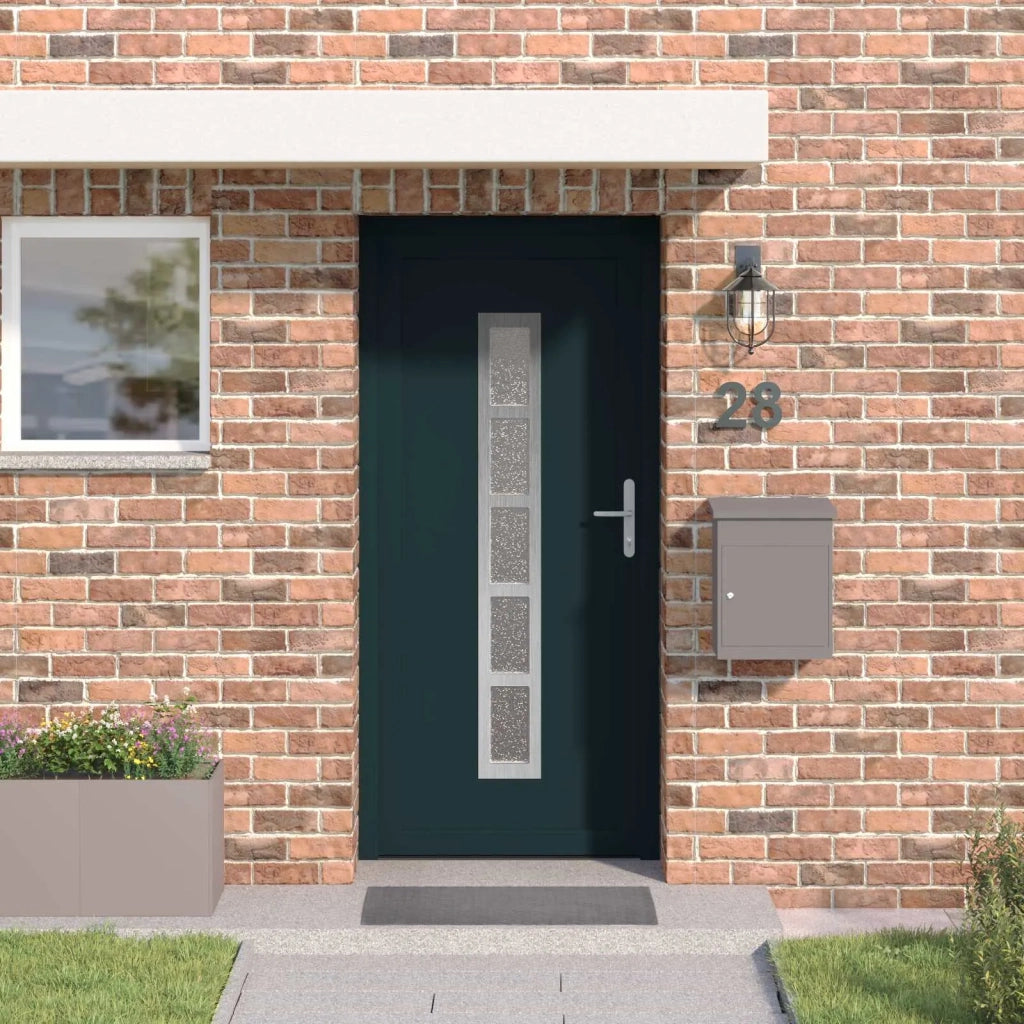 Porta Frontale Antracite 98 x 200 cm PVC 3445724
