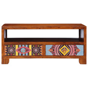 vidaXL Tavolino da Salotto 90x50x40 cm in Legno Massello di Acacia