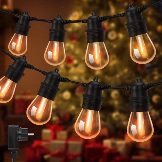 Faro per esterni 16 m resistente all'acqua IP65 con 15 + 1 LED 3 modi per giardini e terrazzi
