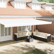 Tenda Valance per telaio di 6 m Bianco 5.8x0.2 m