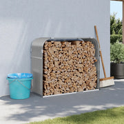 Portaceppi Grigio Chiaro 120x45x100 cm in Acciaio Zincato 364553