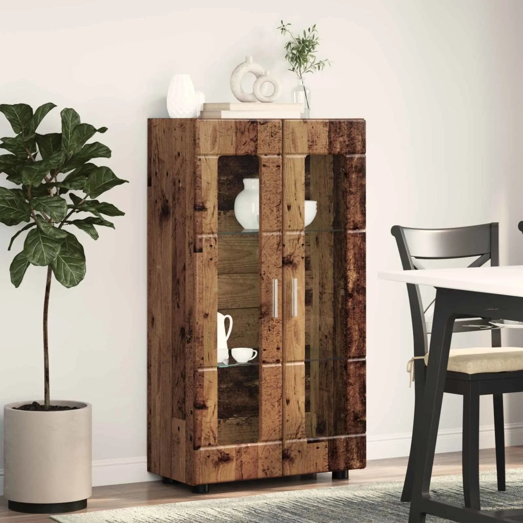 Credenza con porta FLORIN Legno vecchio 55,5 x 29 x 100 cm 880259