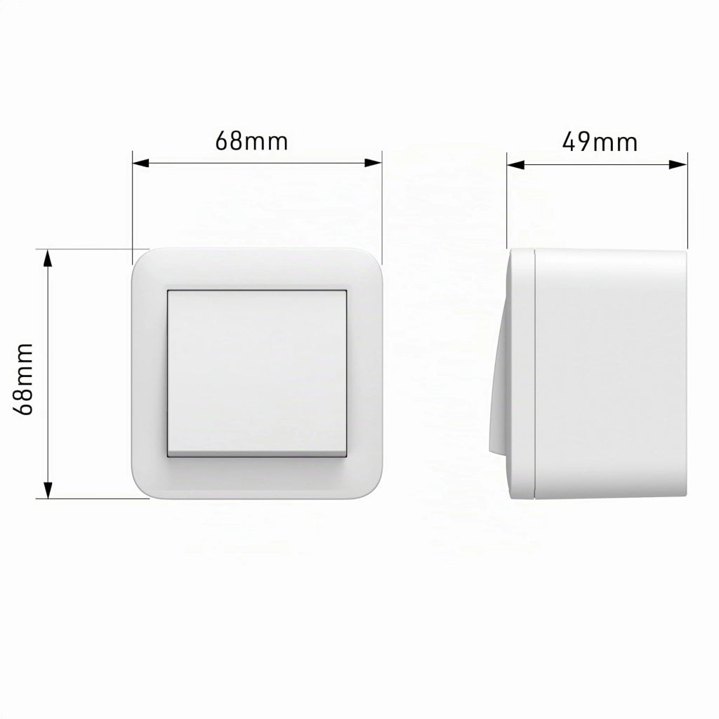 CONTENITORE 'FIXA' deviatore 10A - col.bianco - ELECTRALINE