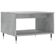 Tavolino da Salotto-Tavolino da soggiorno Grigio Cemento 60x50x40cm Legno Multistrato