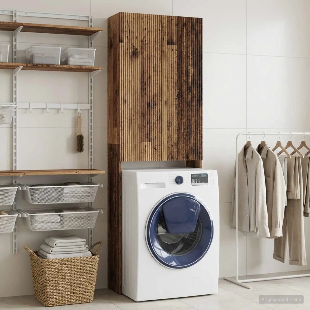 Mobile Bagno ARNHEM Legno antico 66 x 25,5 x 190 cm 896703