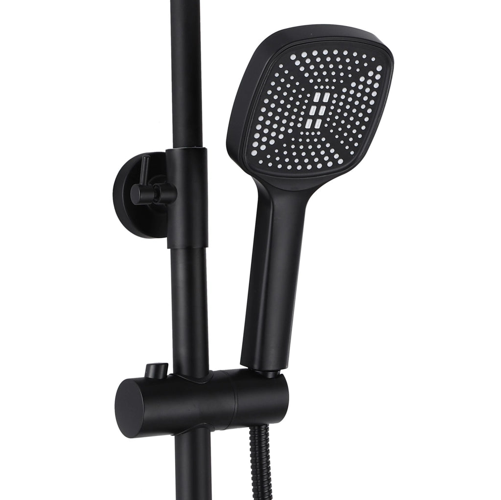 Set Doccia Rea Storm Black Matt