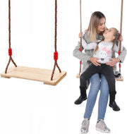 Schiuma per adulti - schiaccio in legno - per interni ed esterni - regolabile in altezza - giardino e bambini.