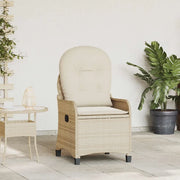 Divano Sedia-Poltrona reclinabile Beige polyrattan