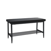 Vicco Panca ad angolo per la sala da pranzo Nero 85 x 35 cm