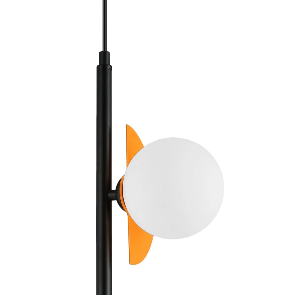 Italux NAUTI lampada a sospensione 3 luci G9 multicolor