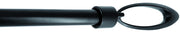 Utilia BASTONE PER TENDE ORBITA Estensibile cm. 71÷122 col. Nero