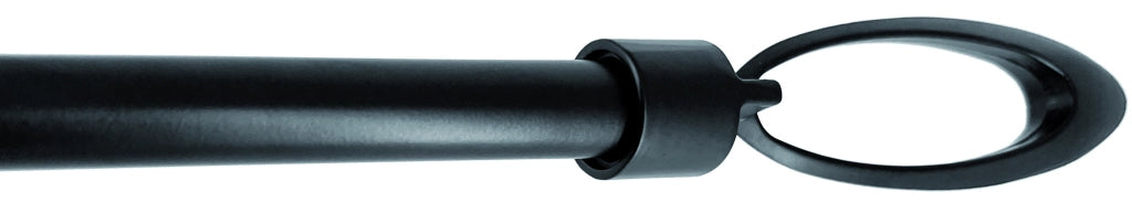 Utilia BASTONE PER TENDE ORBITA Estensibile cm. 71÷122 col. Nero