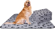 Coperta per Animali morbida e calda, lavabile, in pile, adatta per piccoli e medi cani e gatti - Grigio 120 * 100cm