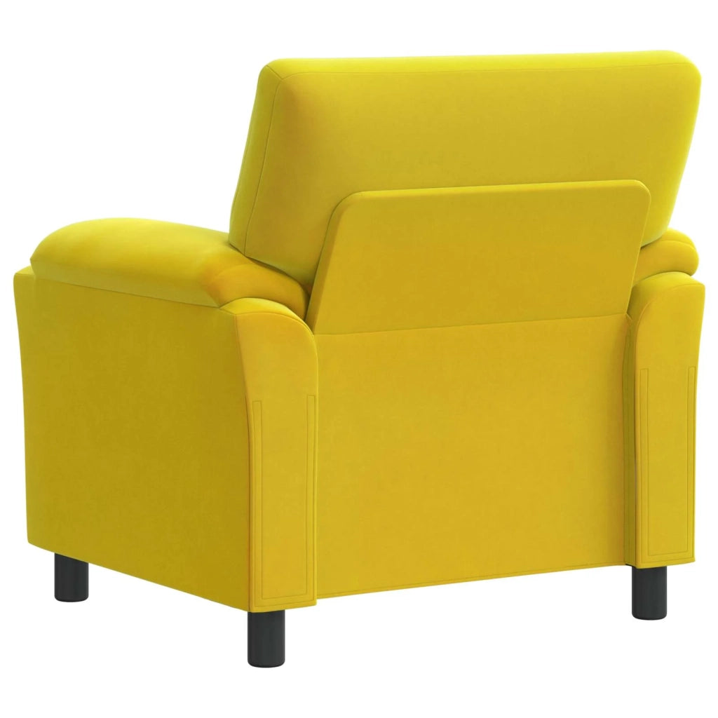 Divano Giallo 94 x 85 x 93 cm Velluto 42040814