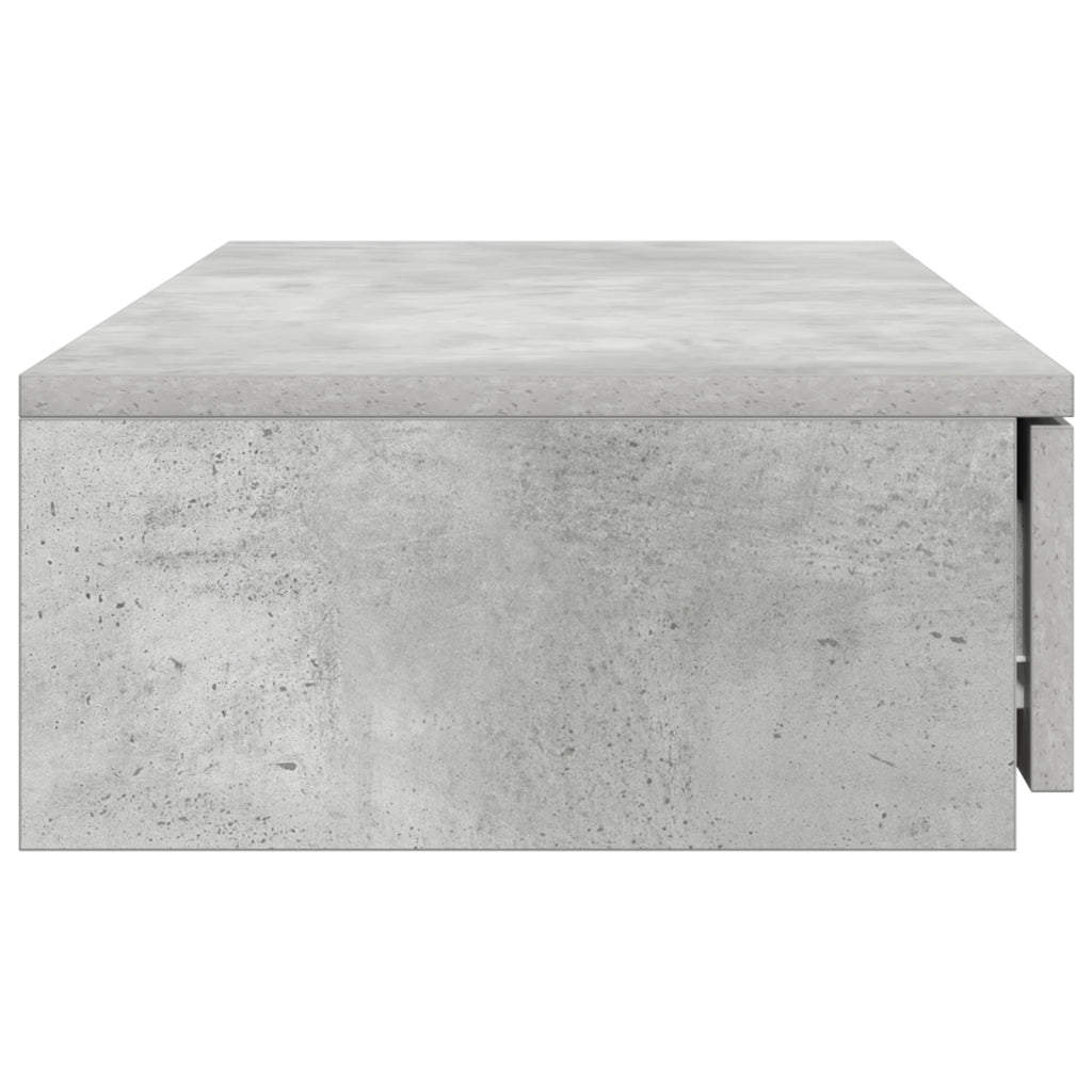 Cassetti per letto Grigio cemento 80x36,5x16,5 cm Legno ingegnerizzato