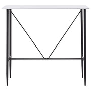 Tavolo da Bar Bianco 120x60x110 cm in MDF 281547
