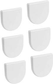 Set di 6 clip autoadesivi per tenda doccia | Clips Protect Stop | protezione da schizzi e impermeabilizzazione | accessori bagno