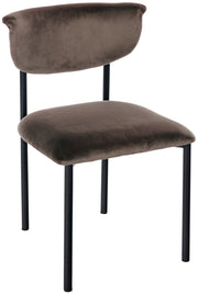 Sedia visitatore in velluto Gambell 6