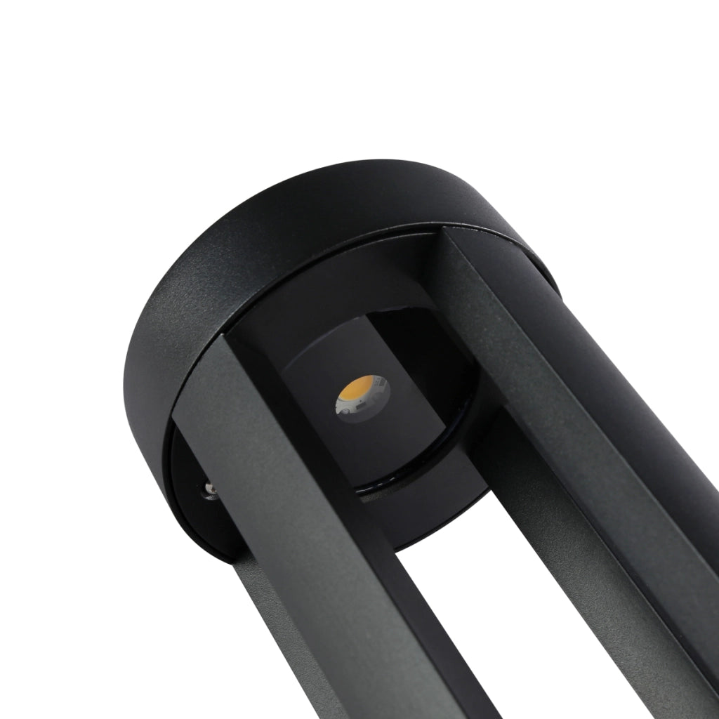 Paletto giardino Italux Ratel 60cm LED 10W 3000K nero
