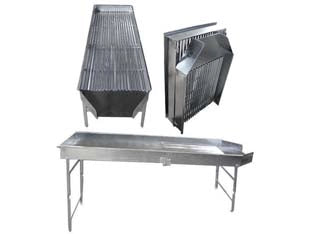 DEFOGLIATORE MANUALE PER OLIVE  chiuso cm.100x60x30  montato cm.191x60x97h.