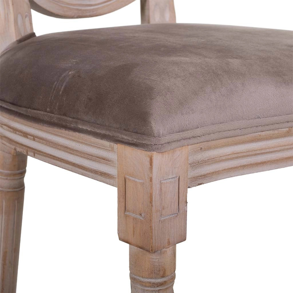 Sedia in legno imbottita 48x46x48/96h cm
