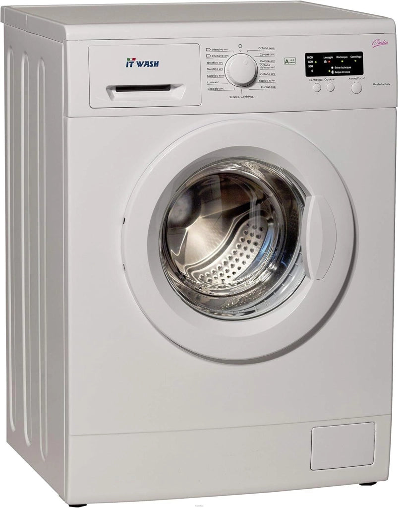 Itwash G610 Lavatrice Carica Frontale 6 Kg 1000 rpm Classe C 15 Programmi Partenza Differita (85x59x52 cm) colore Bianco