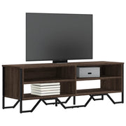 Mobile Porta TV-Mobile per TV-Credenza TV Rovere Marrone 122x34x41cm in Legno Multistrato 204407