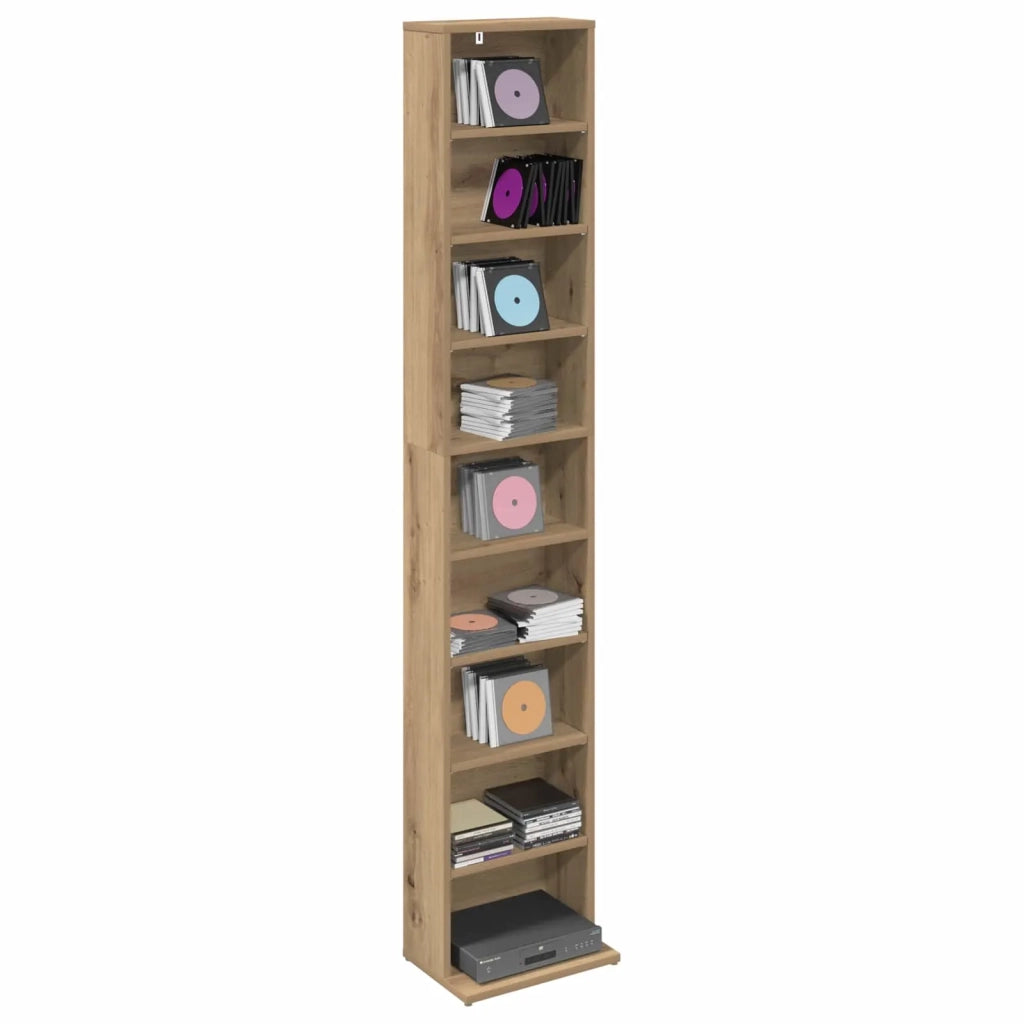 Mobile per CD Rovere Artigianale 33 x 23,5 x 175 cm 8012656