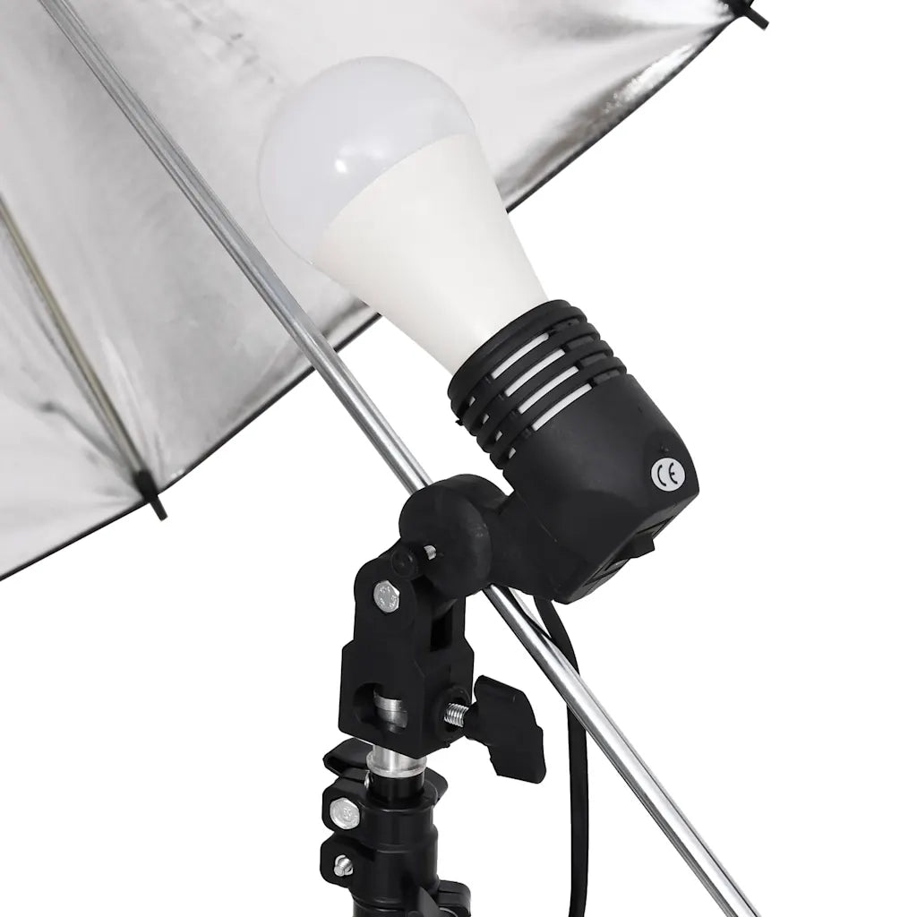 Kit per Studio Fotografico con Set di Luci e Fondale cod mxl 66427