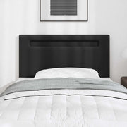 Testiera LED Nero 90 cm Pelle Sintetica 42007293