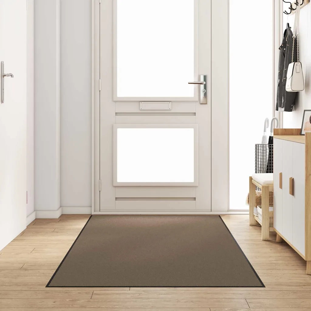 Tappetino Beige e Nero 120 x 300 cm 100% Poliammide 4100789